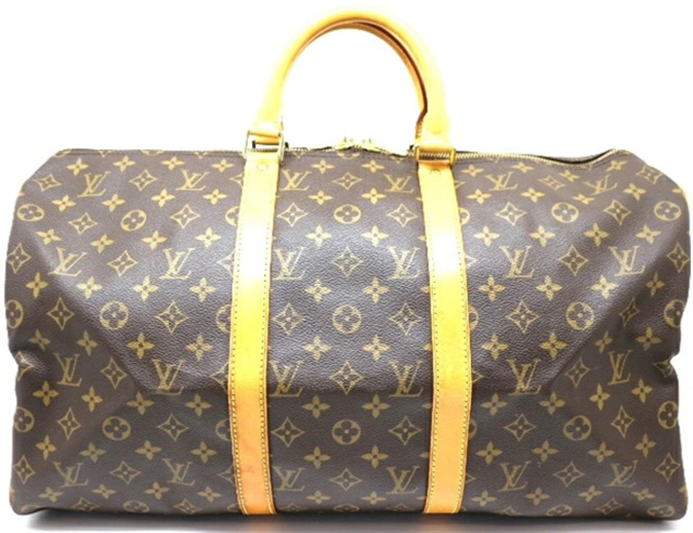 LOUIS VUITTON Keepall Boston Bag Monogram